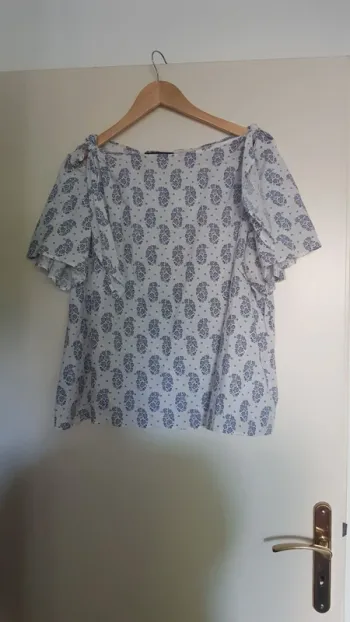 Blouse détails épaules Monoprix
