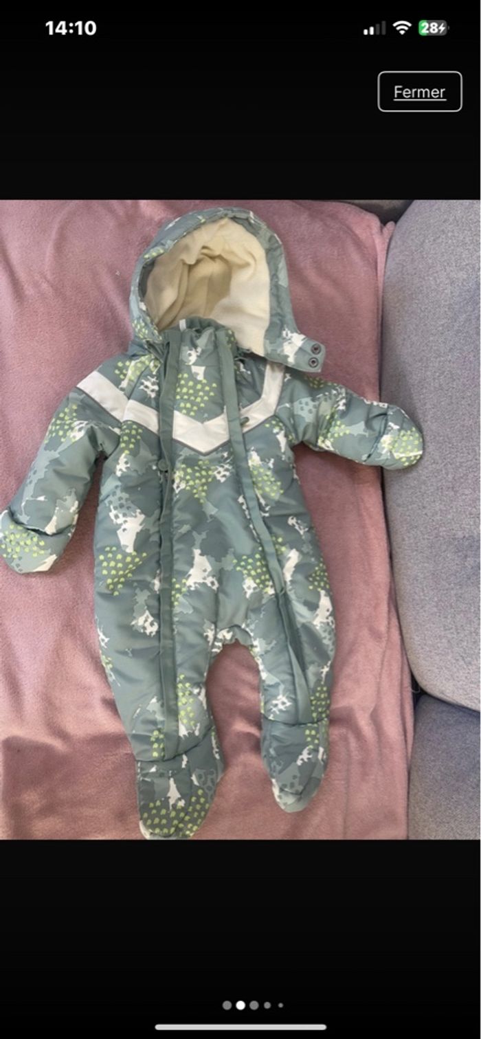 Combi pilotes orchestra bebe 6 mois hiver neuf jamais porté