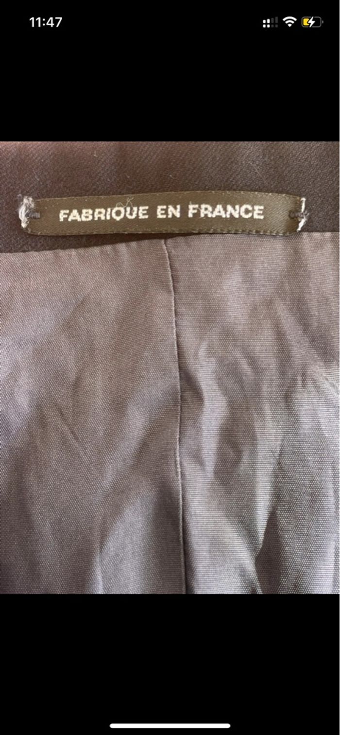 Blazer Marine Vintage Bidermann Uniformes– Fabriqué en France - photo numéro 4