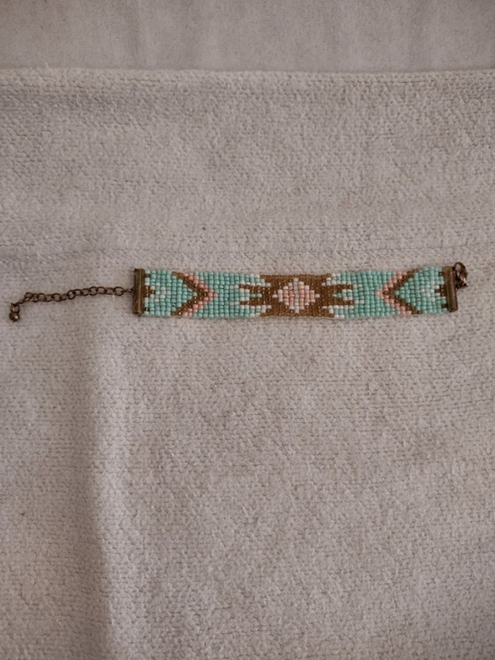 Bracelet perles turquoises