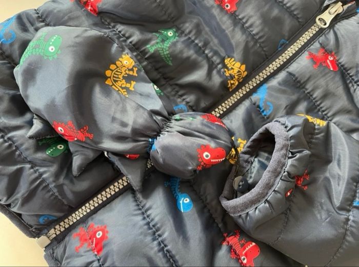 Doudoune bebe dinosaure 12 mois (74cm) - photo numéro 3