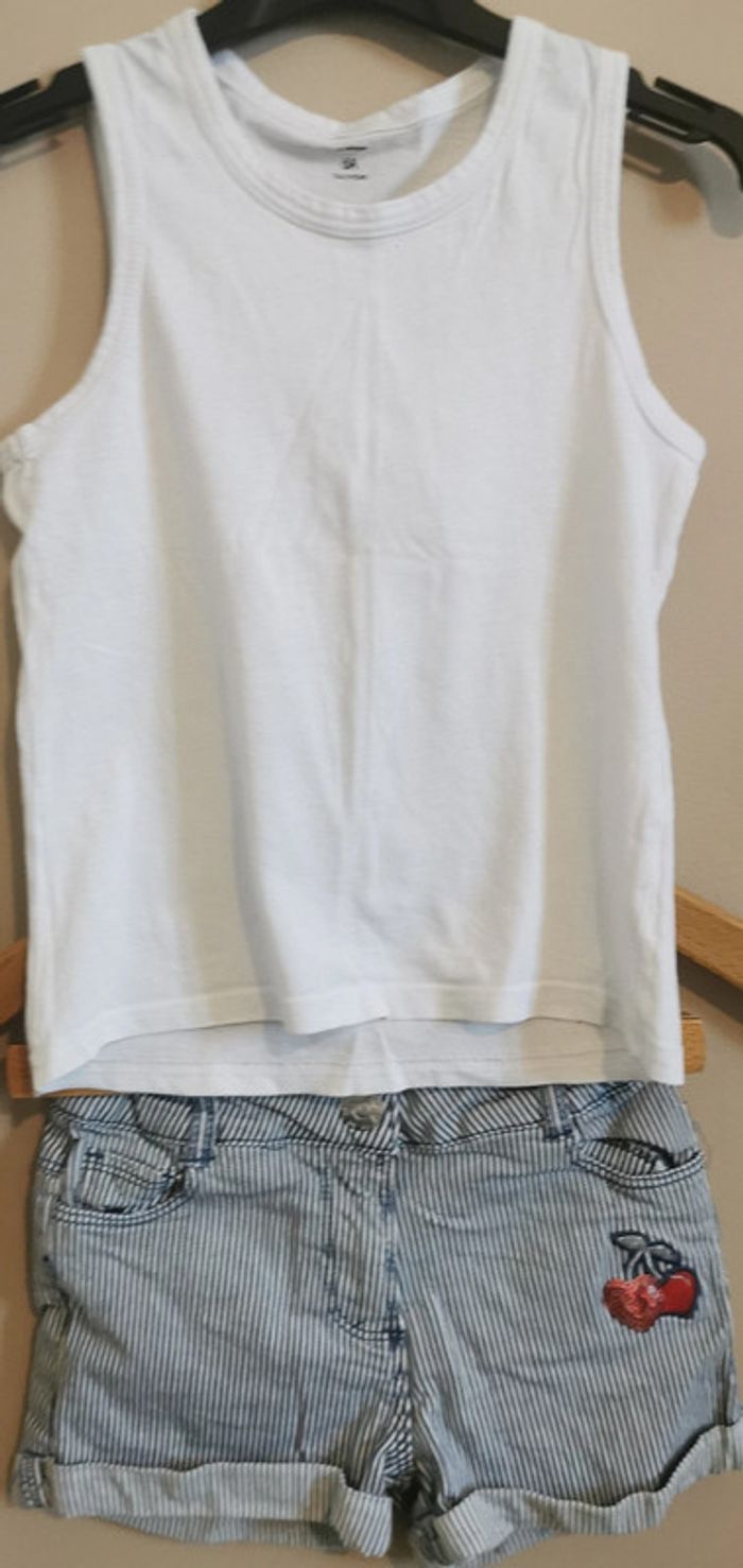 Ensemble short + débardeur - photo numéro 3