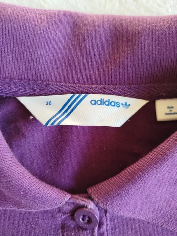 Polo vintage Adidas taille 36 - photo numéro 4