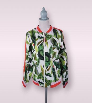 Veste rétro feuillage et coccinelles Michelle Morin H&M taille 9/10 ans