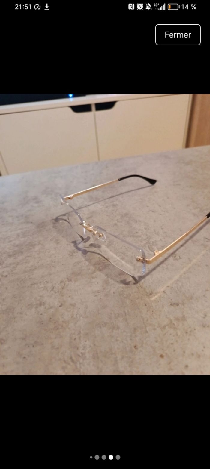 lunettes style cartier neuf - photo numéro 6