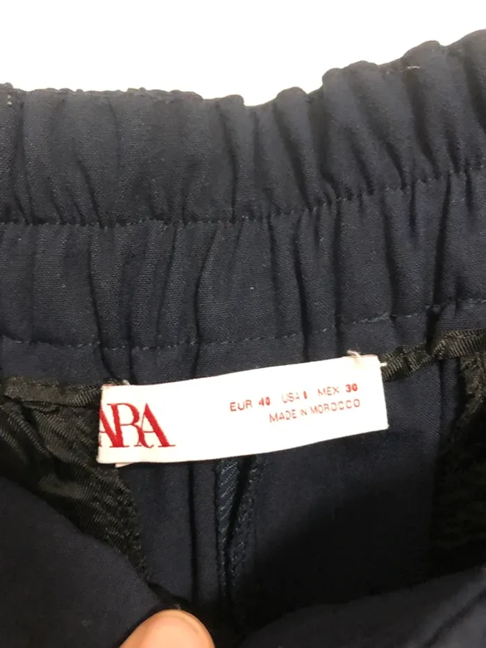 Superbe beau pantalon taille haute à pince Zara taille 40 - photo numéro 5