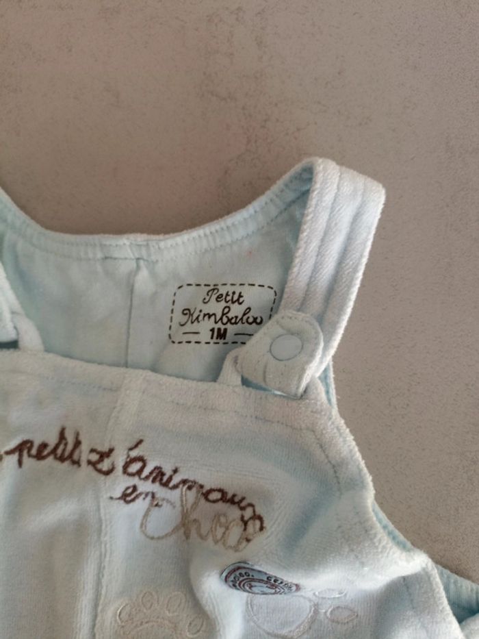 Salopette velour 1 mois - photo numéro 2