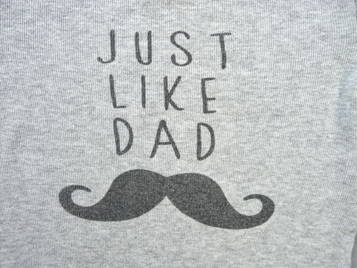 Body manches longues jersey gris noir moustaches Cocoon 12 mois 74 cm garçon - photo numéro 2