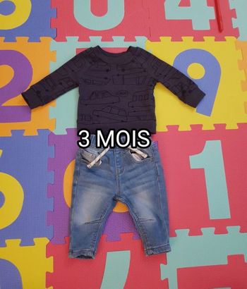 Ensemble garçon 3 mois lot