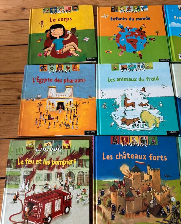 Lot livres kididoc Nathan - photo numéro 2