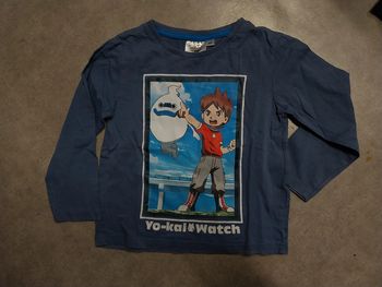 haut tee shirt manches longues garcon 4 ans yokai watch