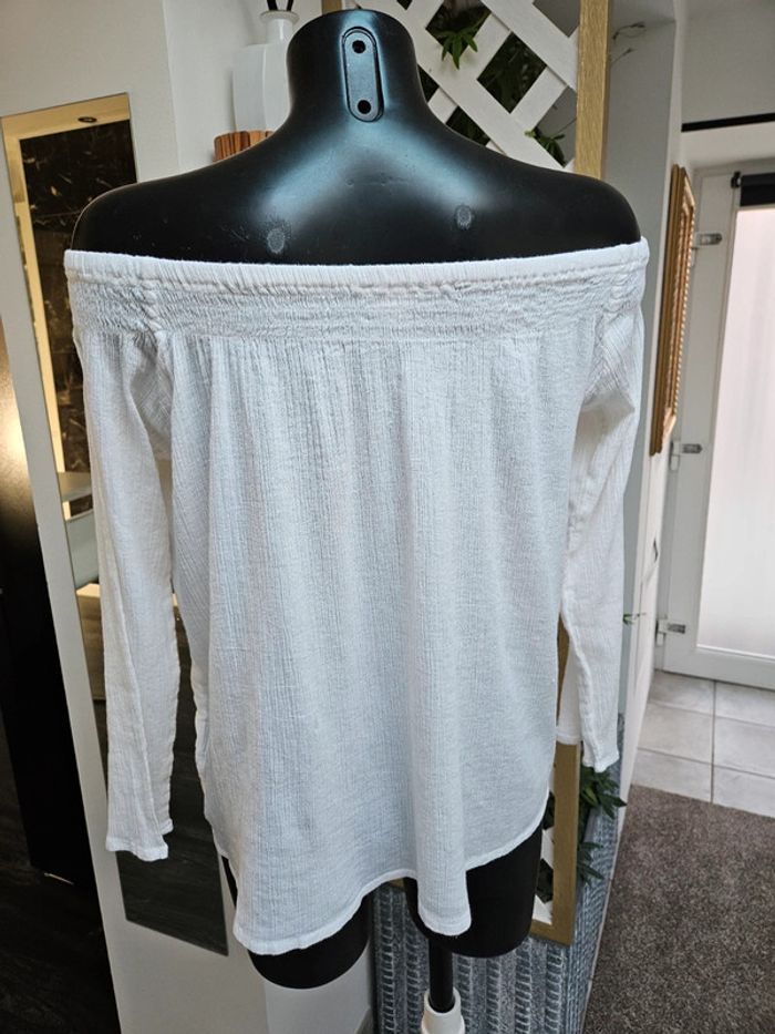 Essentiel blouse épaules nues taille L - photo numéro 4