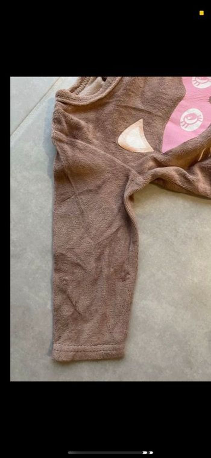 Pyjama velours Chat fille 18 mois - photo numéro 9