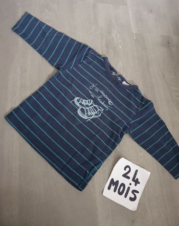 Maillot t-shirt  24mois garçon