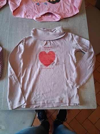 T-shirt manches longues col roule 6ans vertbaudet