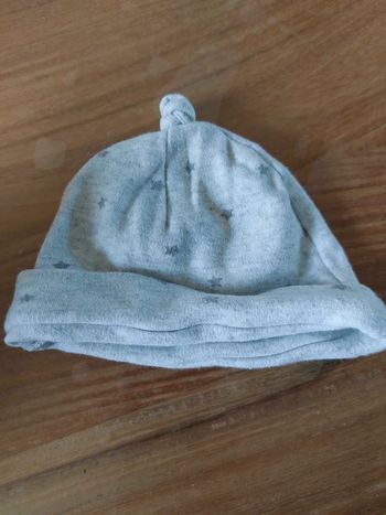 bonnet gris etoile