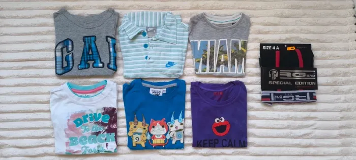 Lot garçon 4/5 ans – Printemps/Été – 7 pièces