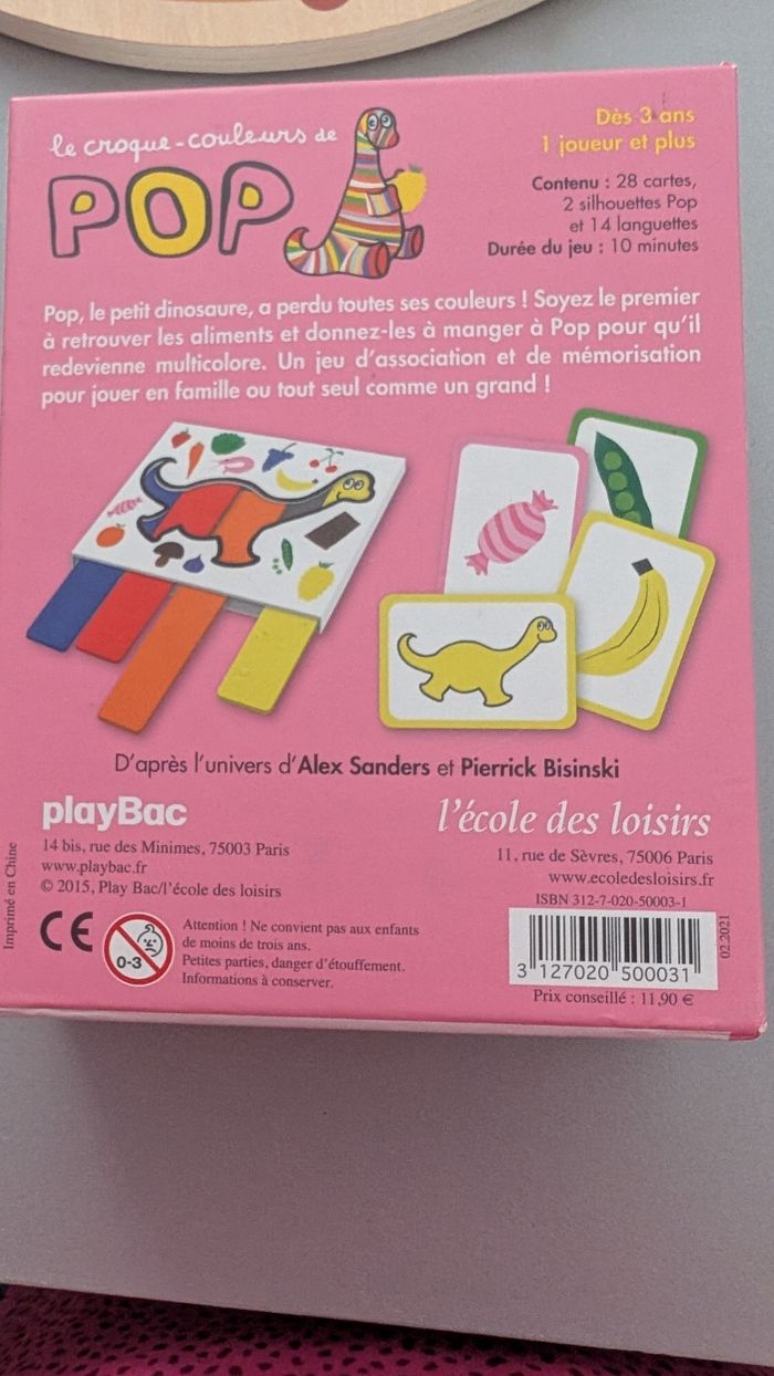 Jeu "croque couleurs de pop" - photo numéro 2