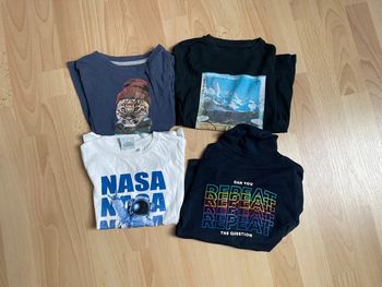 Lot tee-shirts manches longues 5 ans