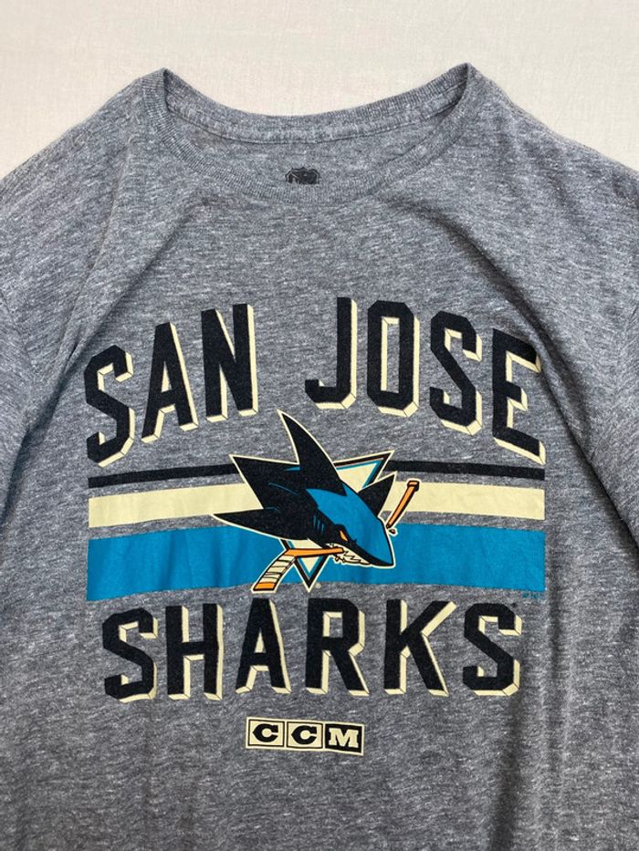 t-shirt imprimé sport USA NHL, gris, homme, taille M - photo numéro 2