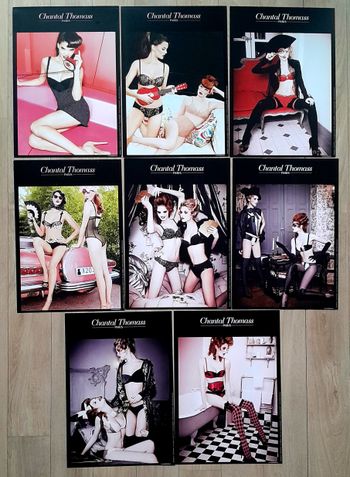 8 fiches recto/verso Chantal Thomas lingerie collant