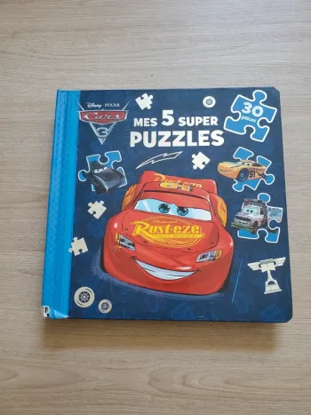 Livre puzzle Cars