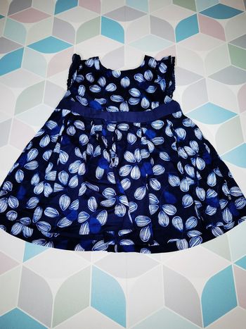 D3387 - robe fille 6 mois