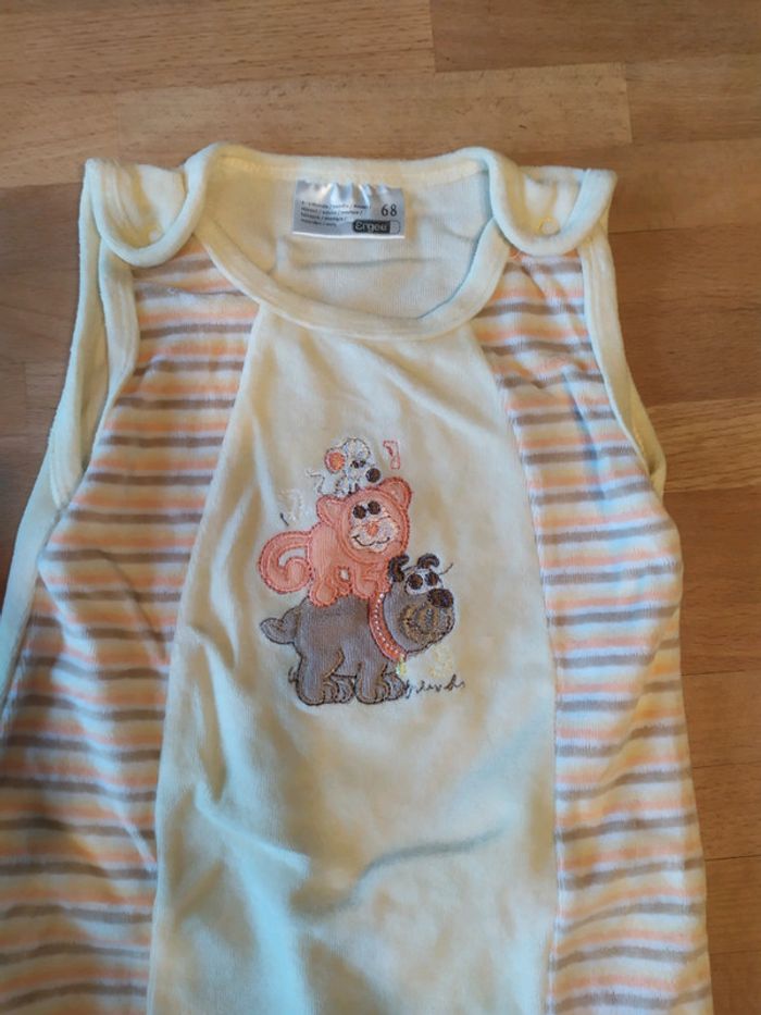 Lot 2pyjamas velours sans manches - photo numéro 5