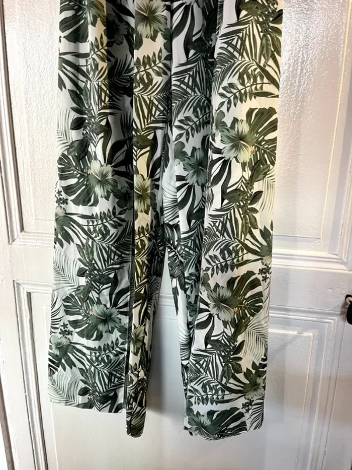 Pantalon fluide été fleurie taille unique - photo numéro 6