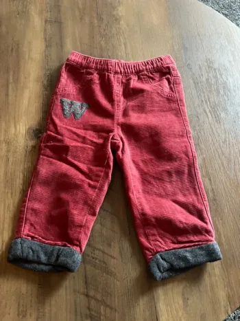 Pantalon velours chaud Disney Winnie 12 mois