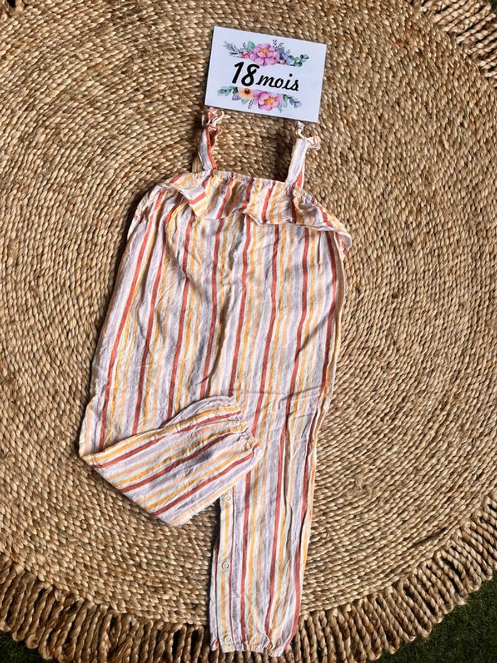 Salopette légère fluide été primark 18 mois