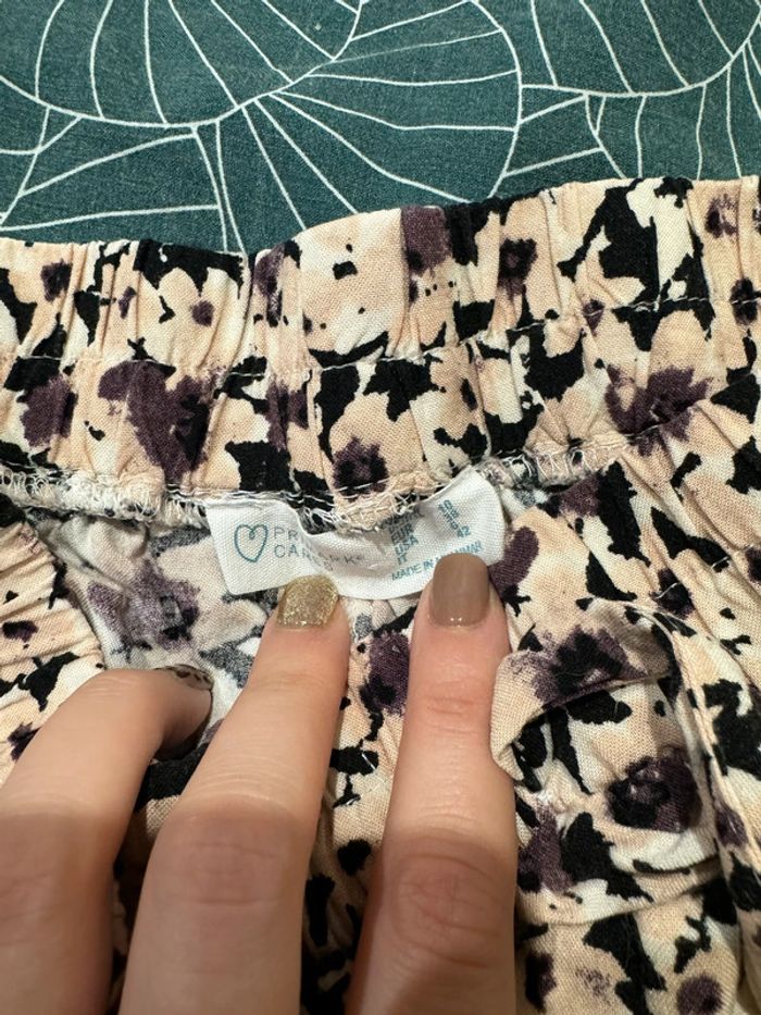 Pantalon léger fleuris/ léopard - photo numéro 3