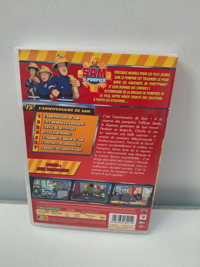DVD Sam le pompier L'anniversaire de Sam - photo numéro 2