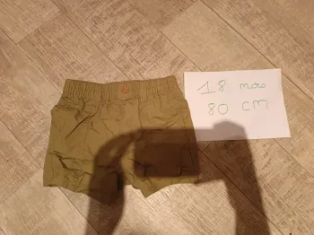 Short Gémo 18 mois 80 cm
