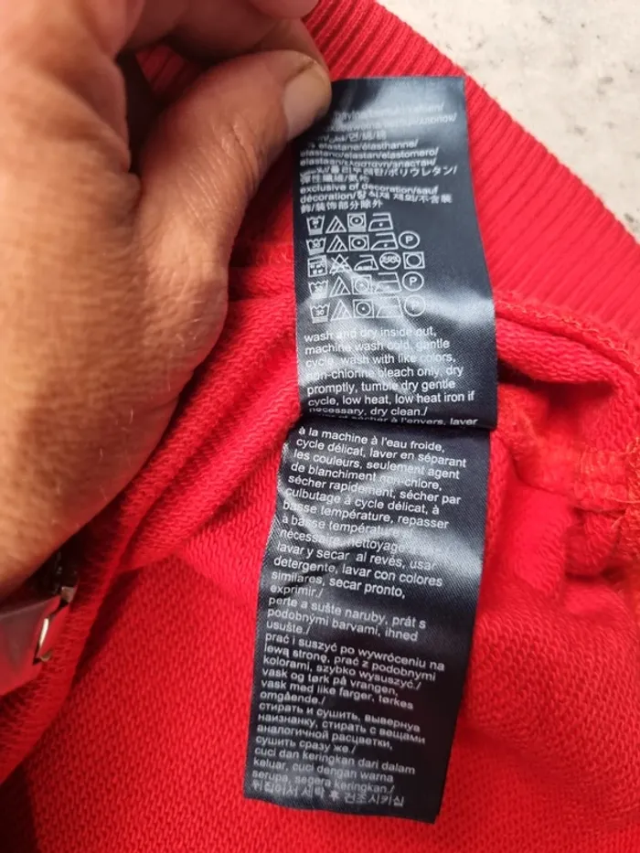 Robe sweat à capuche Tommy Hilfiger rouge S Femmes (mesures en photos) - photo numéro 9