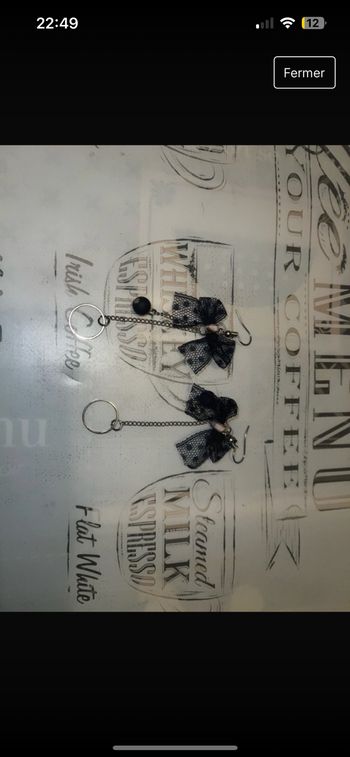 Boucle d’oreille pendante