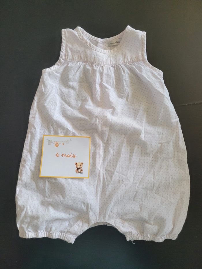 Lot robes & combishorts été fille 6 mois - photo numéro 7