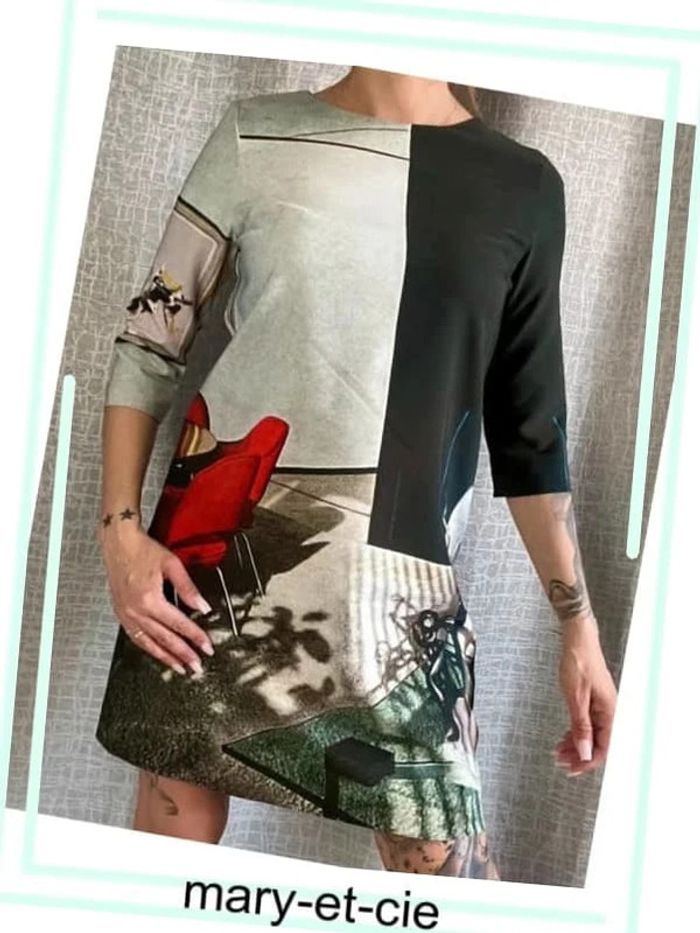 Robe manches 3/4 cop’copine taille 38 - photo numéro 2