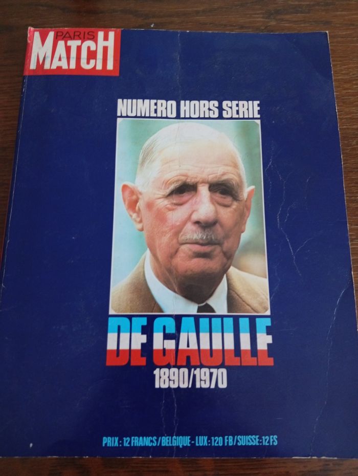 Paris match hors série de Gaulle