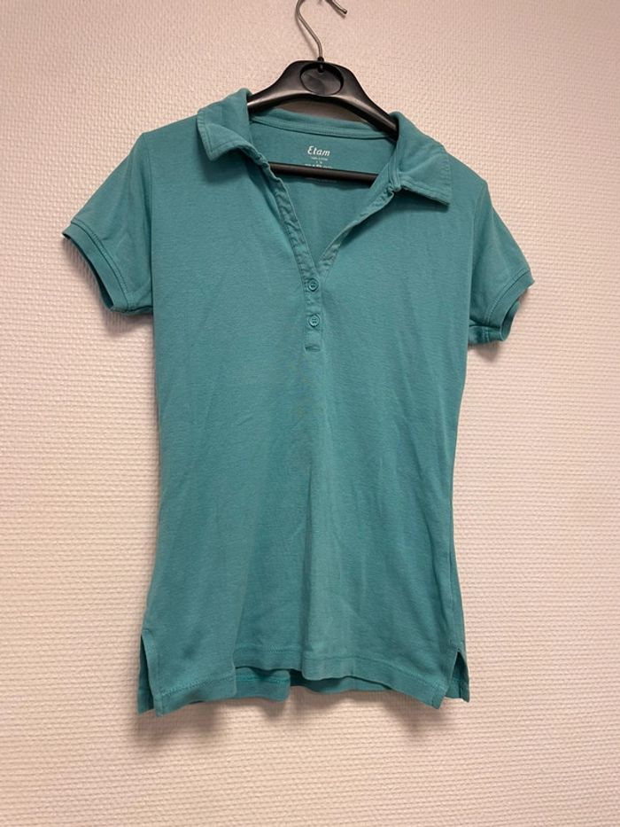 polo etam bleu taille 36