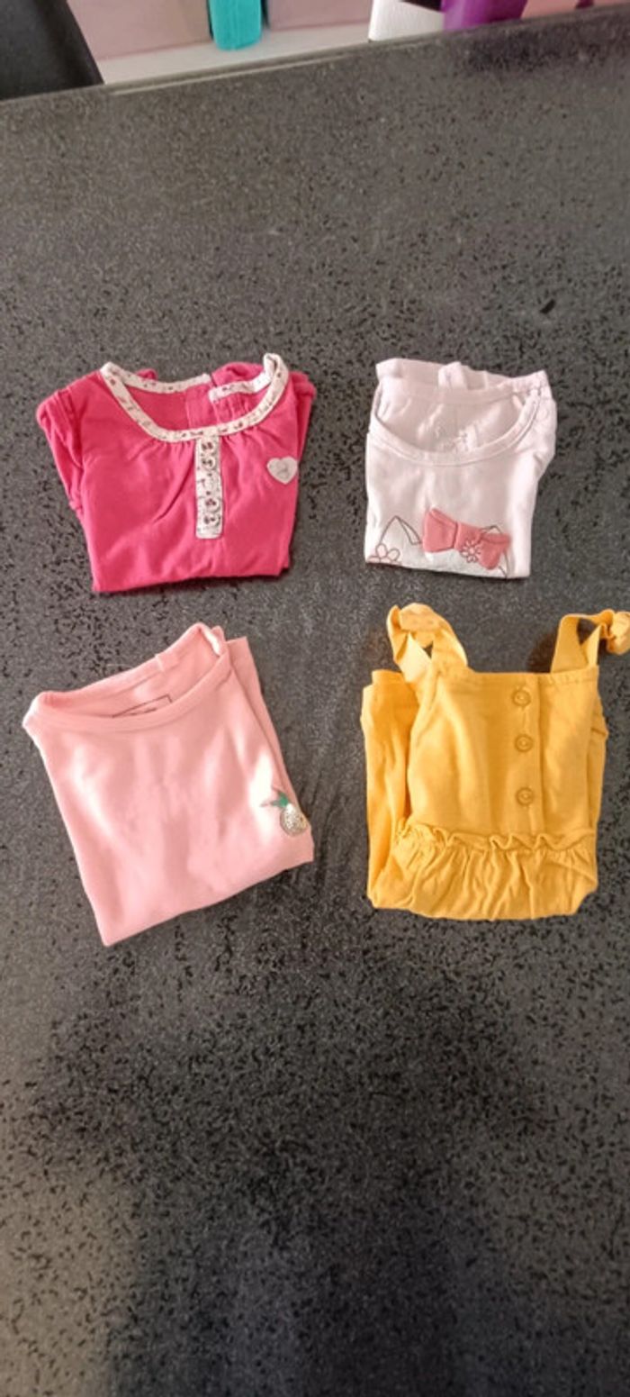 T-shirt fille 3 mois