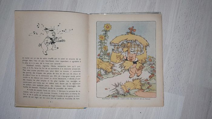 Magnifique livre ancien 1934 les 3 petits cochons illustré - photo numéro 5