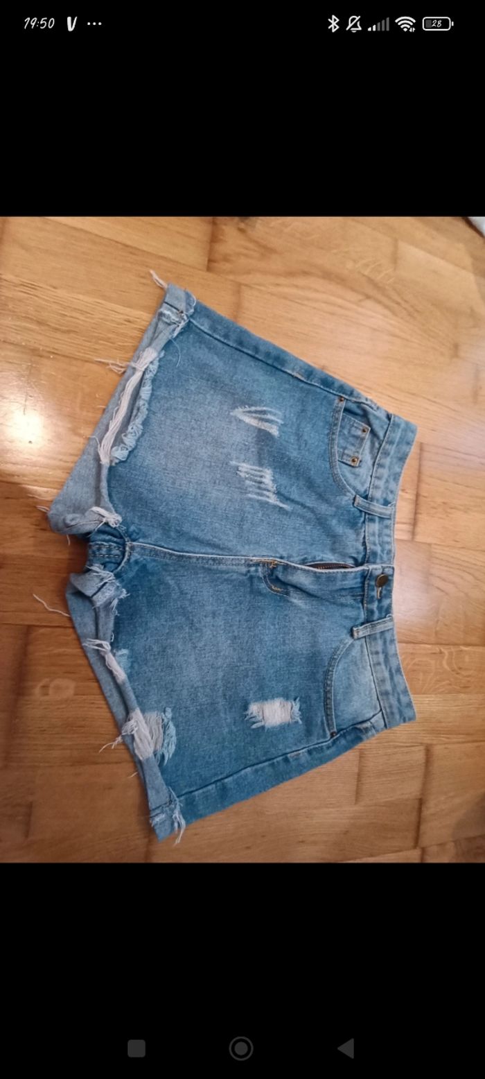 Short en jean