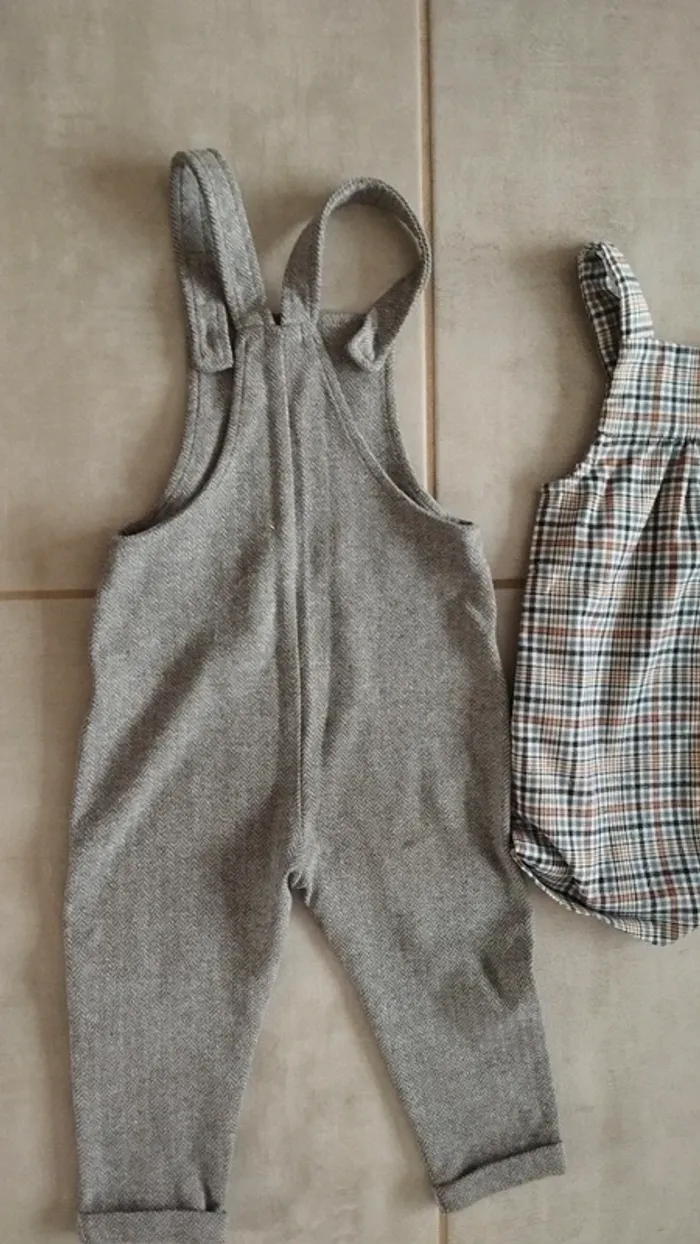Lot de 2 salopettes garçon 24 mois Kiabi Vertbaudet - photo numéro 3