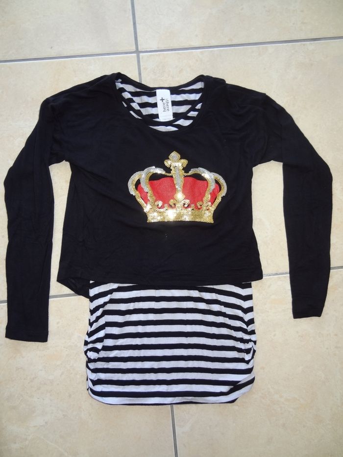 Double t-shirt T 14ans