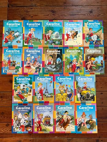 Bords couleurs - Lot de 18 livres bd albums Caroline Pierre Probst damiers