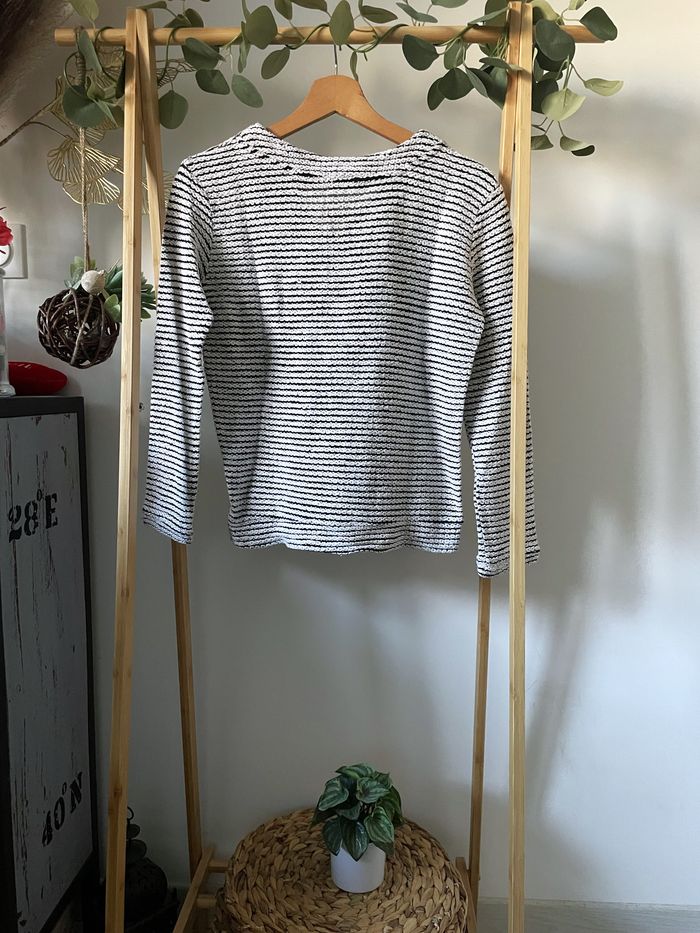 Sweat noir & blanc Naf Naf S/36 - photo numéro 2