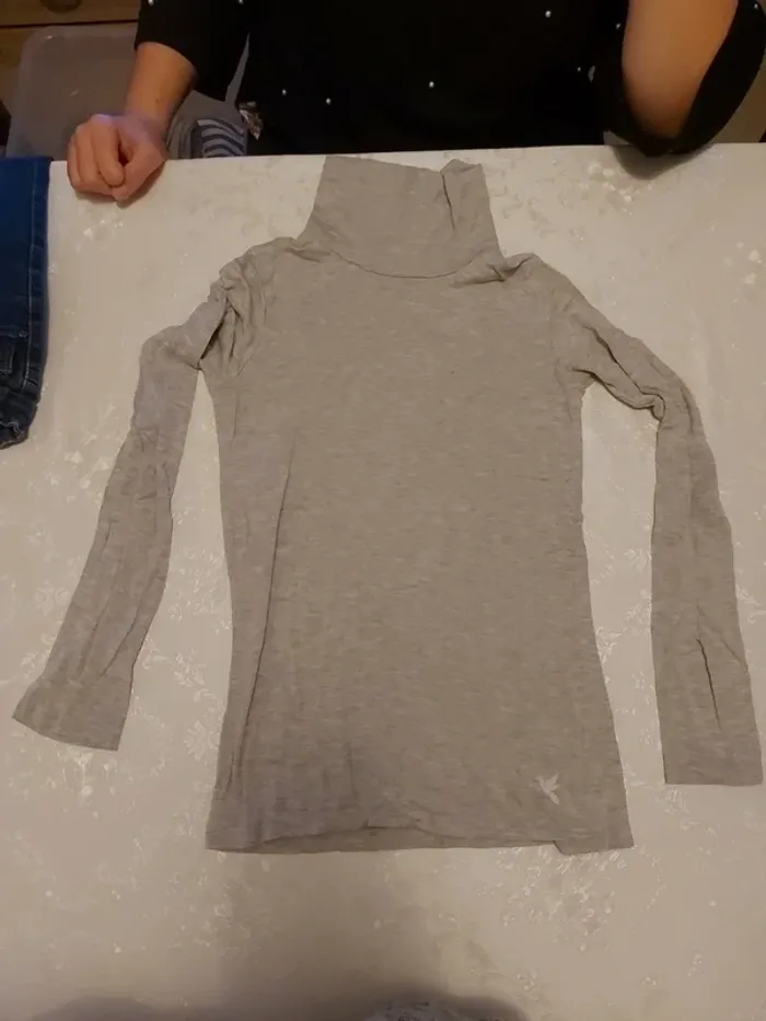 Haut col roulé fille