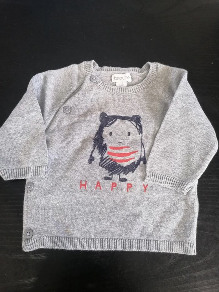 Pull brioche 3 mois