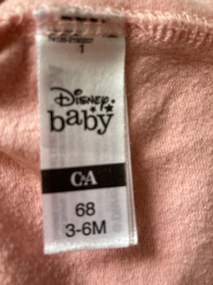 legging molletonné rose à pois blanc bébé 3/6 mois - photo numéro 5